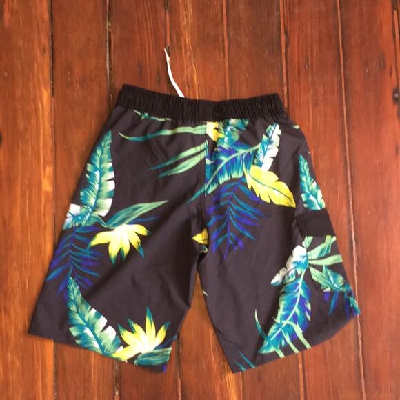 Quiksilver elastic drawstring waist lined cargo board short swim trunks sz M - Picture 5 of 6
